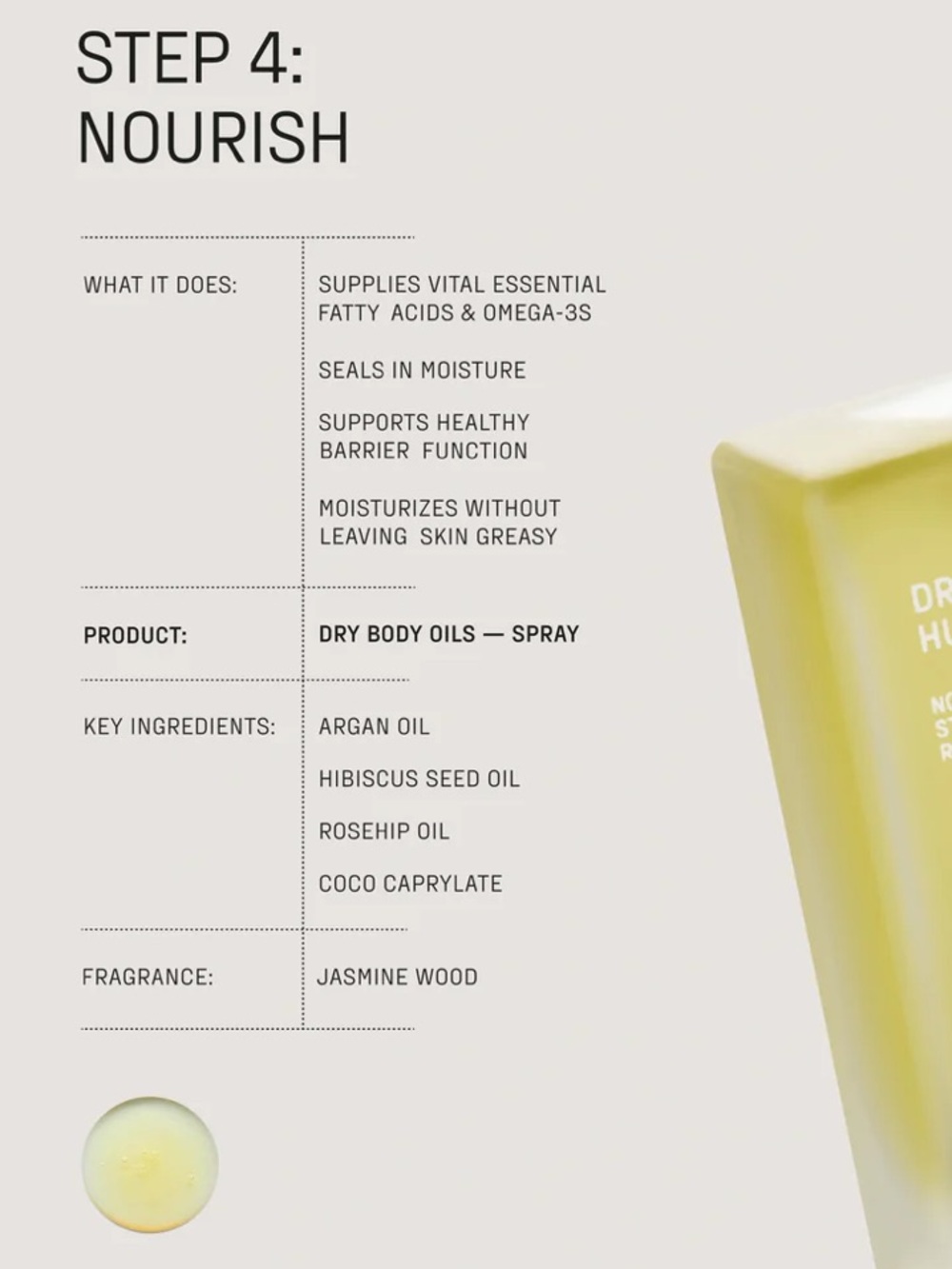 Nerra Dry Body Oil - Jasmine Wood - Picture 2 of 3